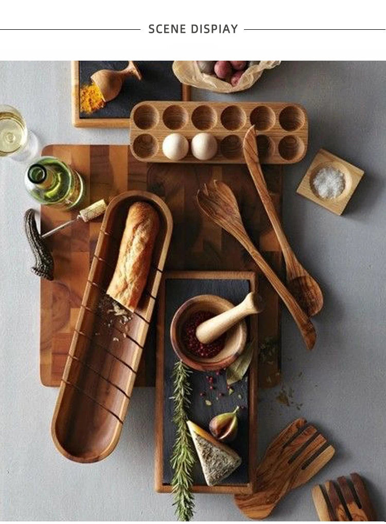 Japanese Style Wooden Egg Storage Box