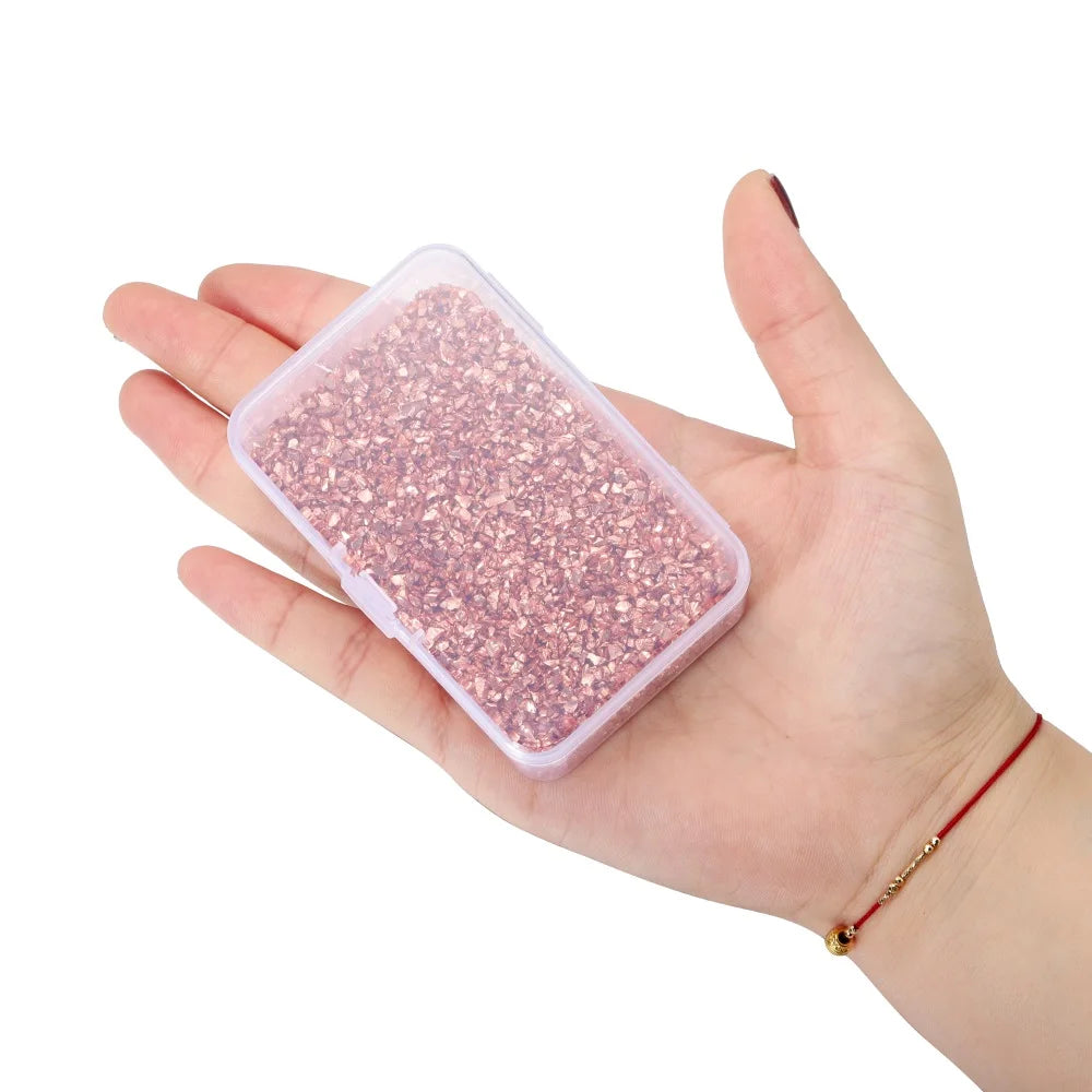 Colorful Crushed Glass Stones