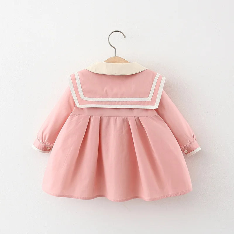 Cotton Long Sleeve Dress