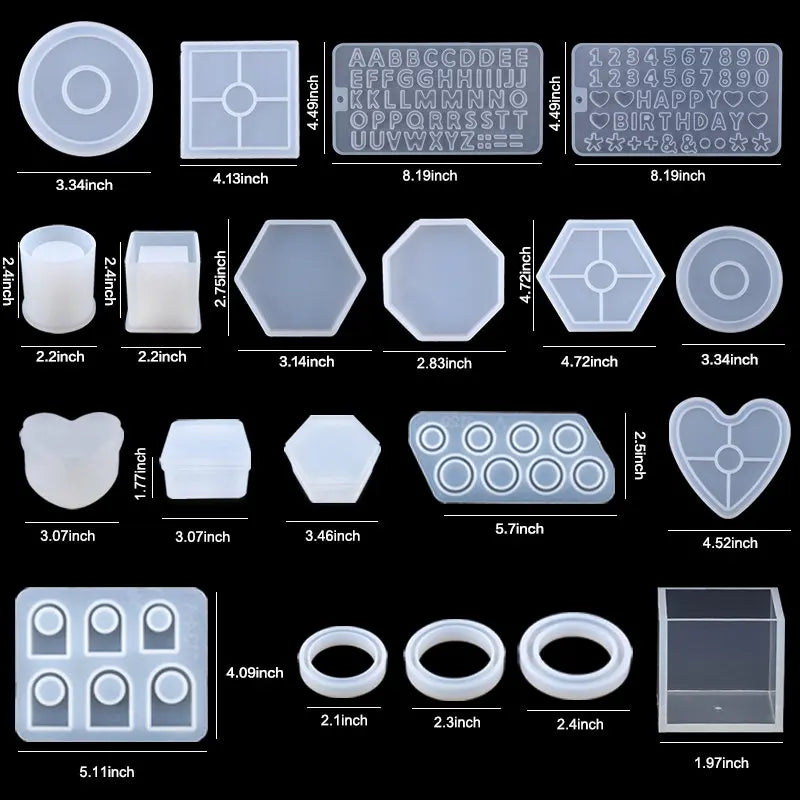 Silicone Resin Molds Kit