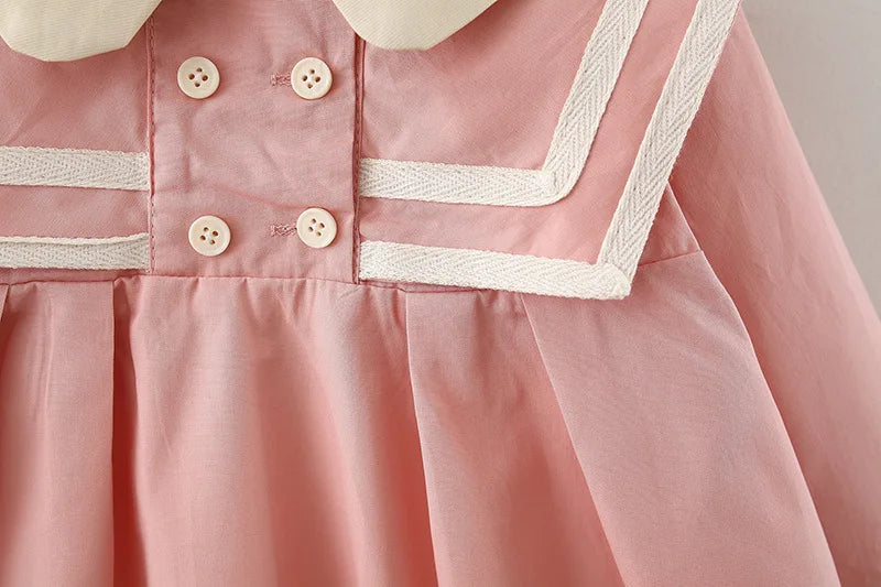 Cotton Long Sleeve Dress