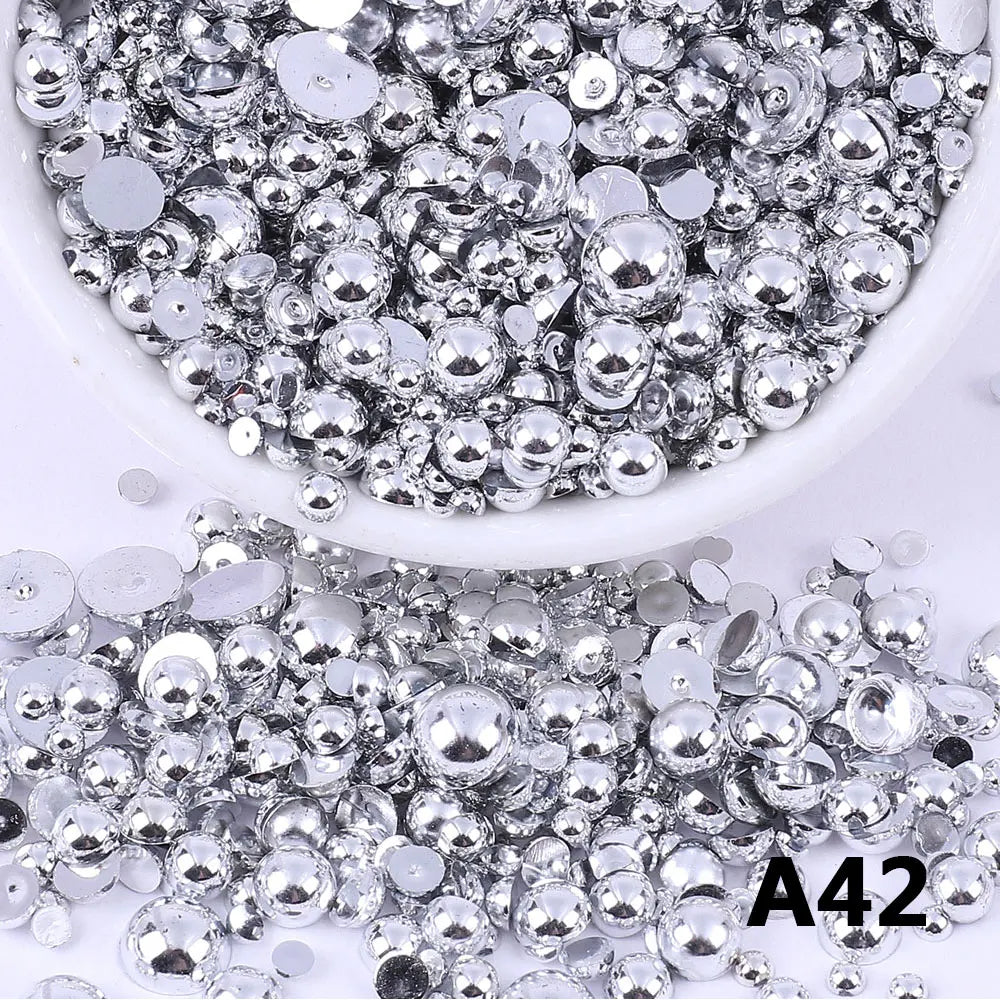 Random Mix Beads Imitation Pearl