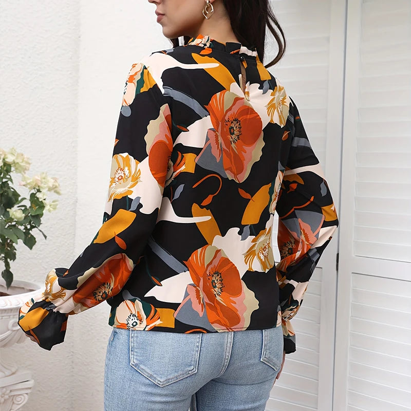 Flower Print Top