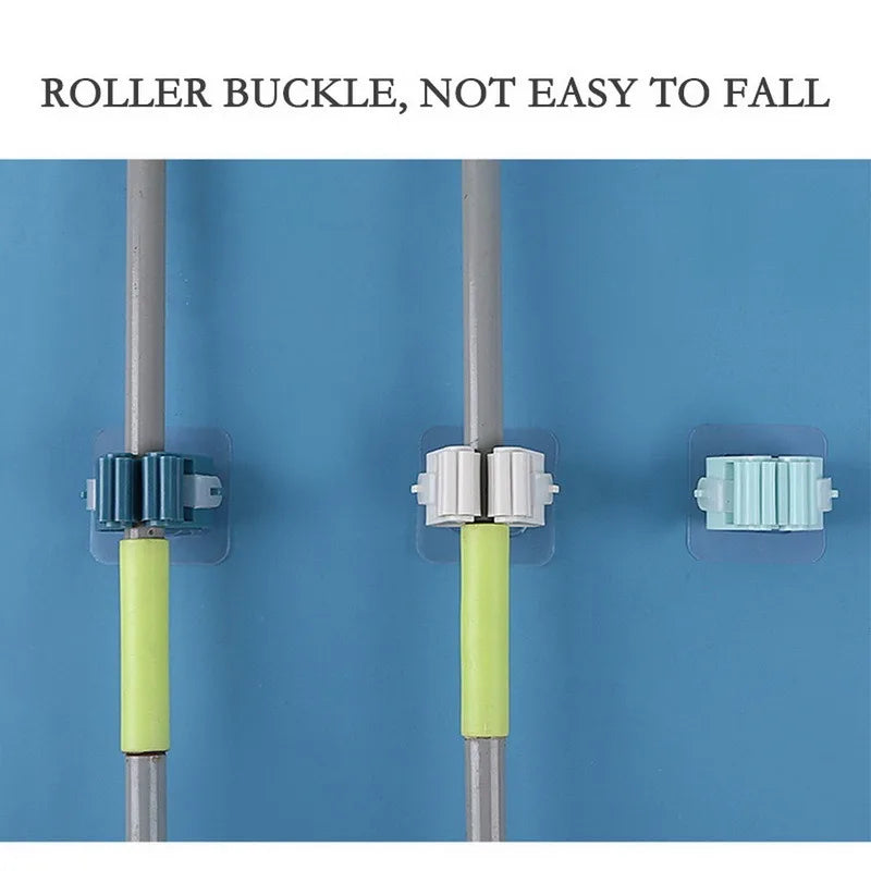 Wall Mounted Mop Organizer