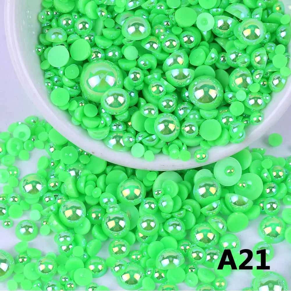 Random Mix Beads Imitation Pearl