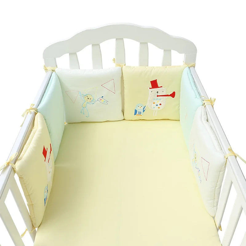 6Pcs/Set Baby Bed Protector