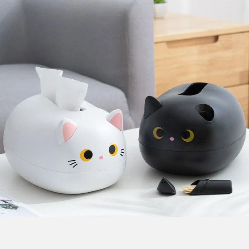 Kawaii Cat Tissue Box
