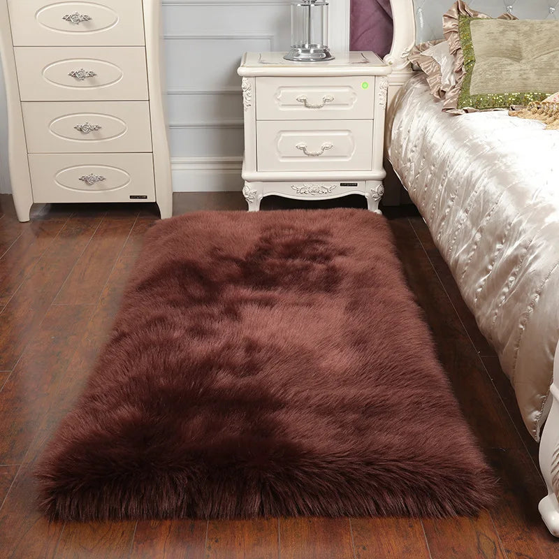 Faux Fluffy Shaggy Rugs