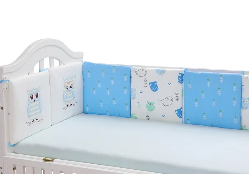 6Pcs/Set Baby Bed Protector
