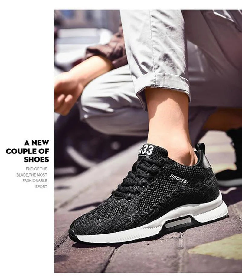 Men Sneakers With Hidden Heels