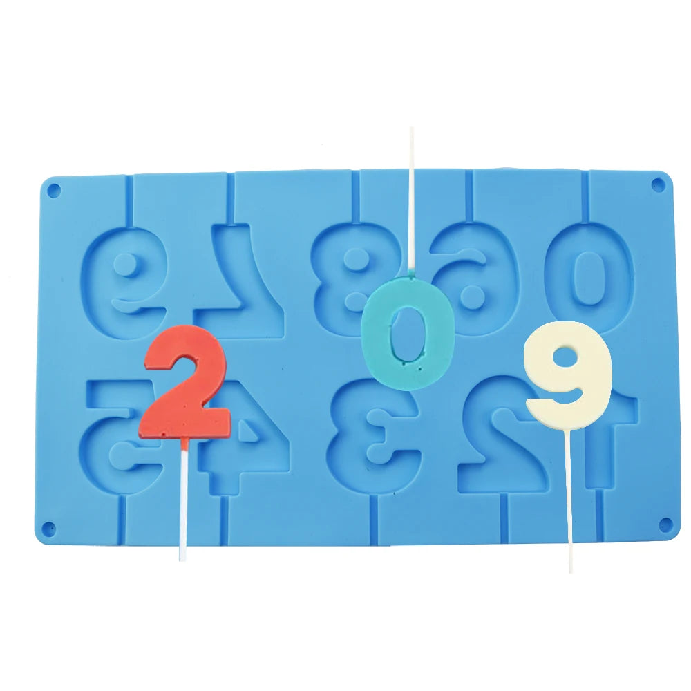 Silicone 0-9 Numbers mold