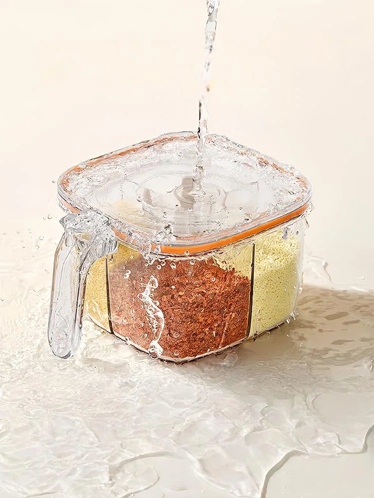 Spice Organizer, Multi-Compartment Seasoning Jar Organizer