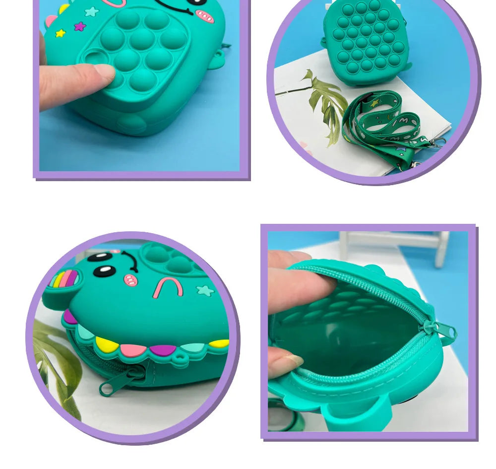 Creative Cartoon Silicone Crossbody Bag
