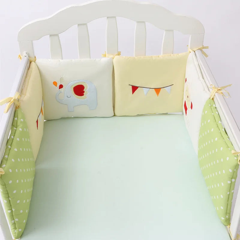 6Pcs/Set Baby Bed Protector
