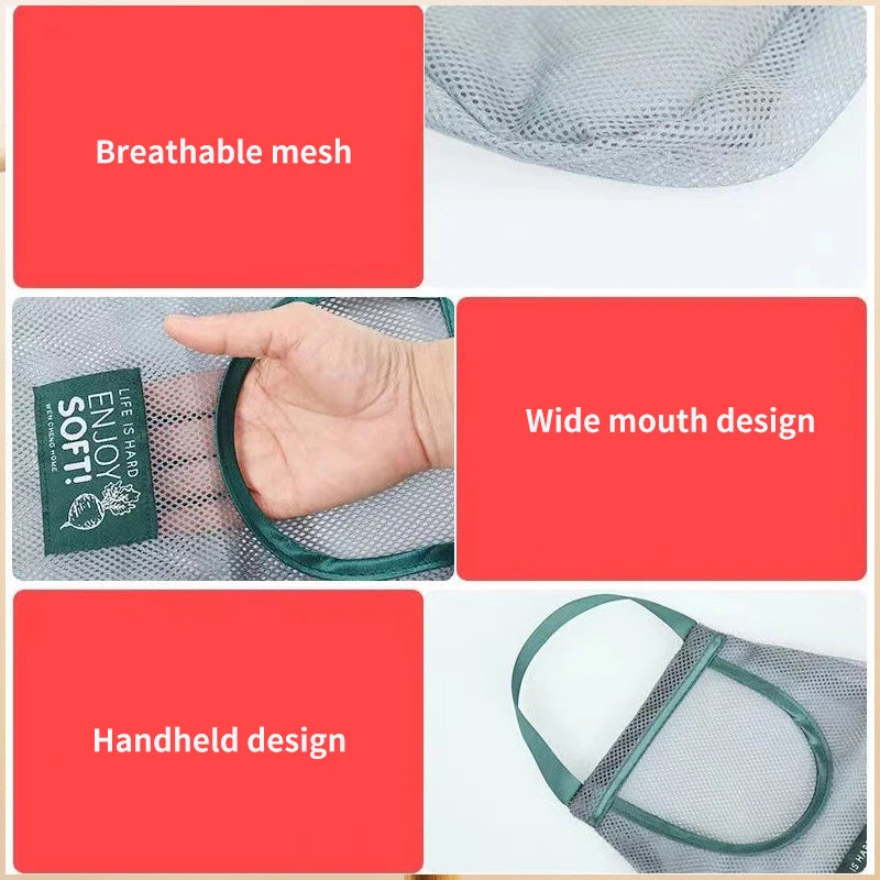 Fruit Vegetable Breathable Mesh Hanging Bags