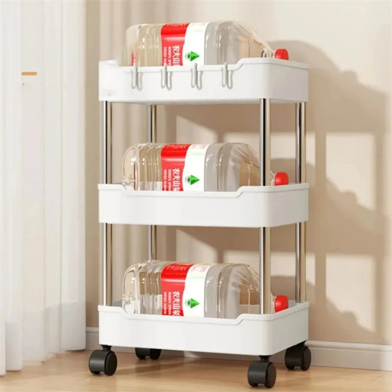 3/4 Tier Rolling Storage Cart