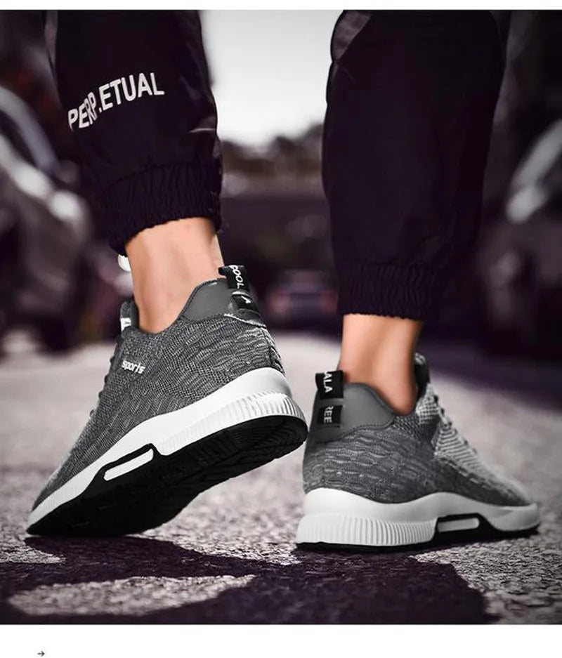 Men Sneakers With Hidden Heels