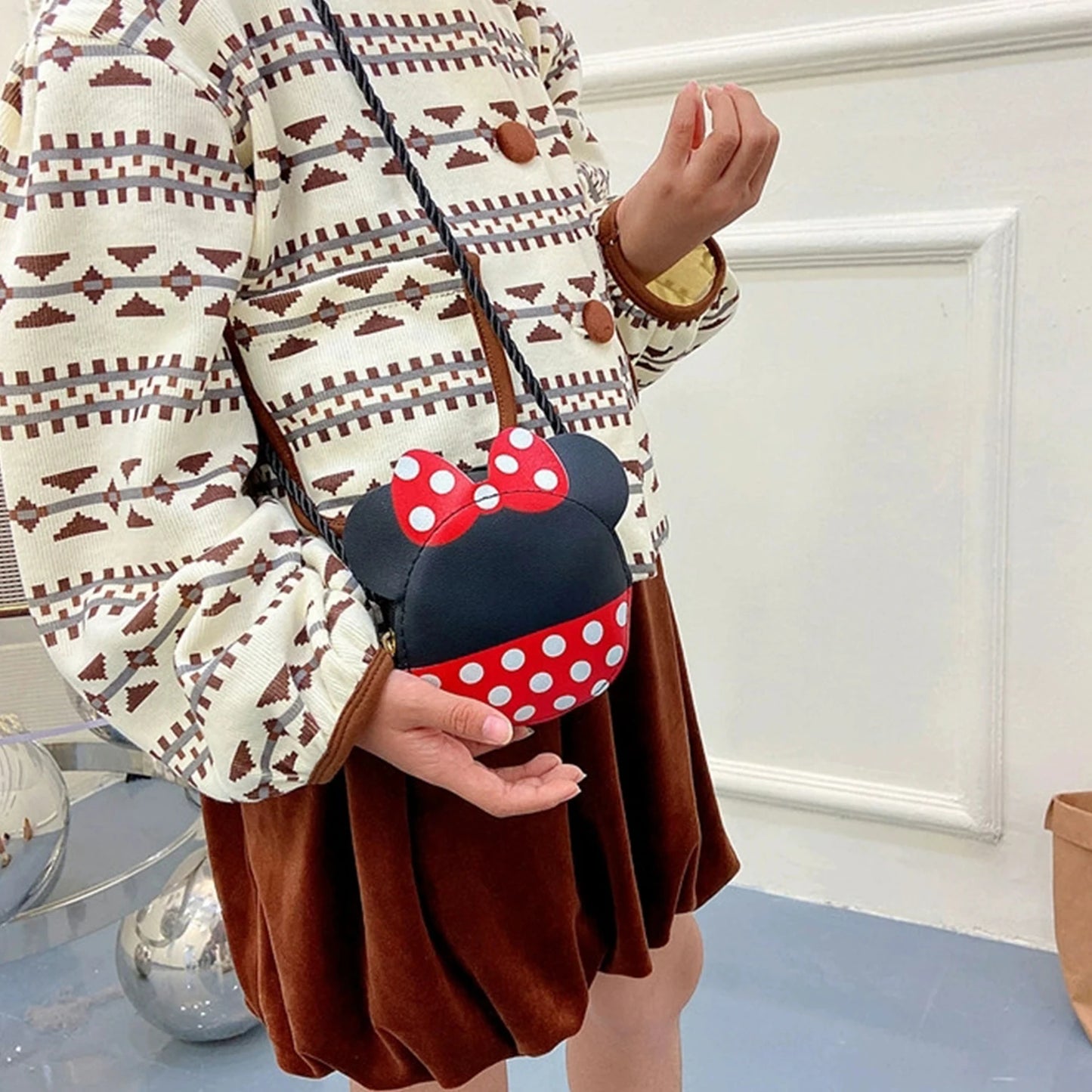Children's cartoon shoulder mini messenger bag