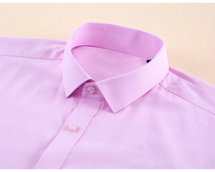 Men's Classic Long Sleeve Solid/striped Shirts
