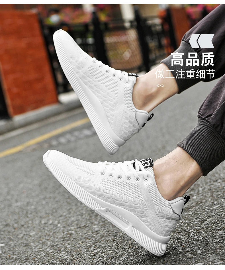 Men Sneakers With Hidden Heels