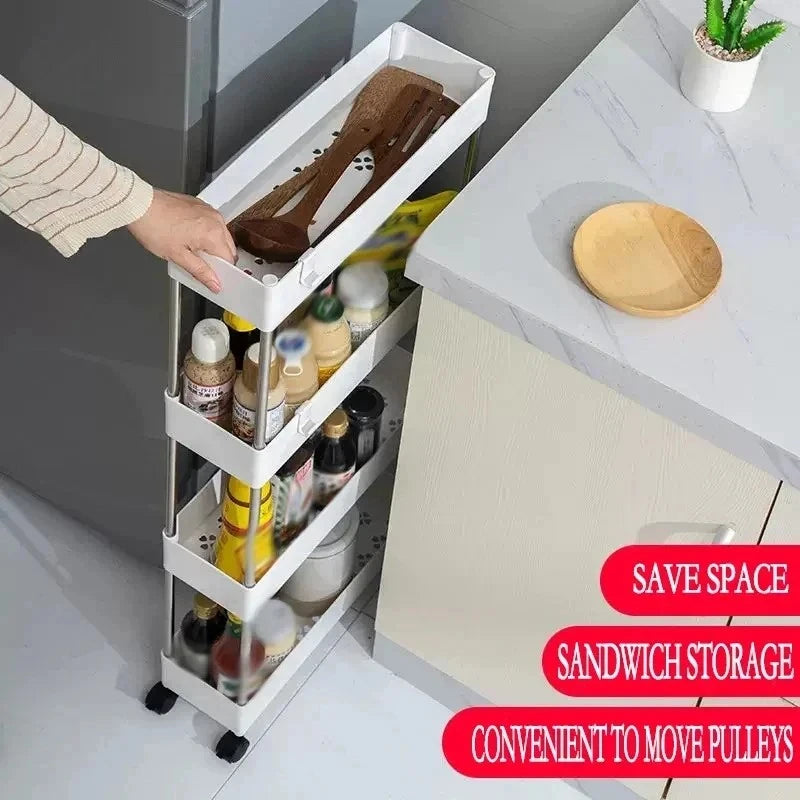 3/4 Tier Rolling Storage Cart