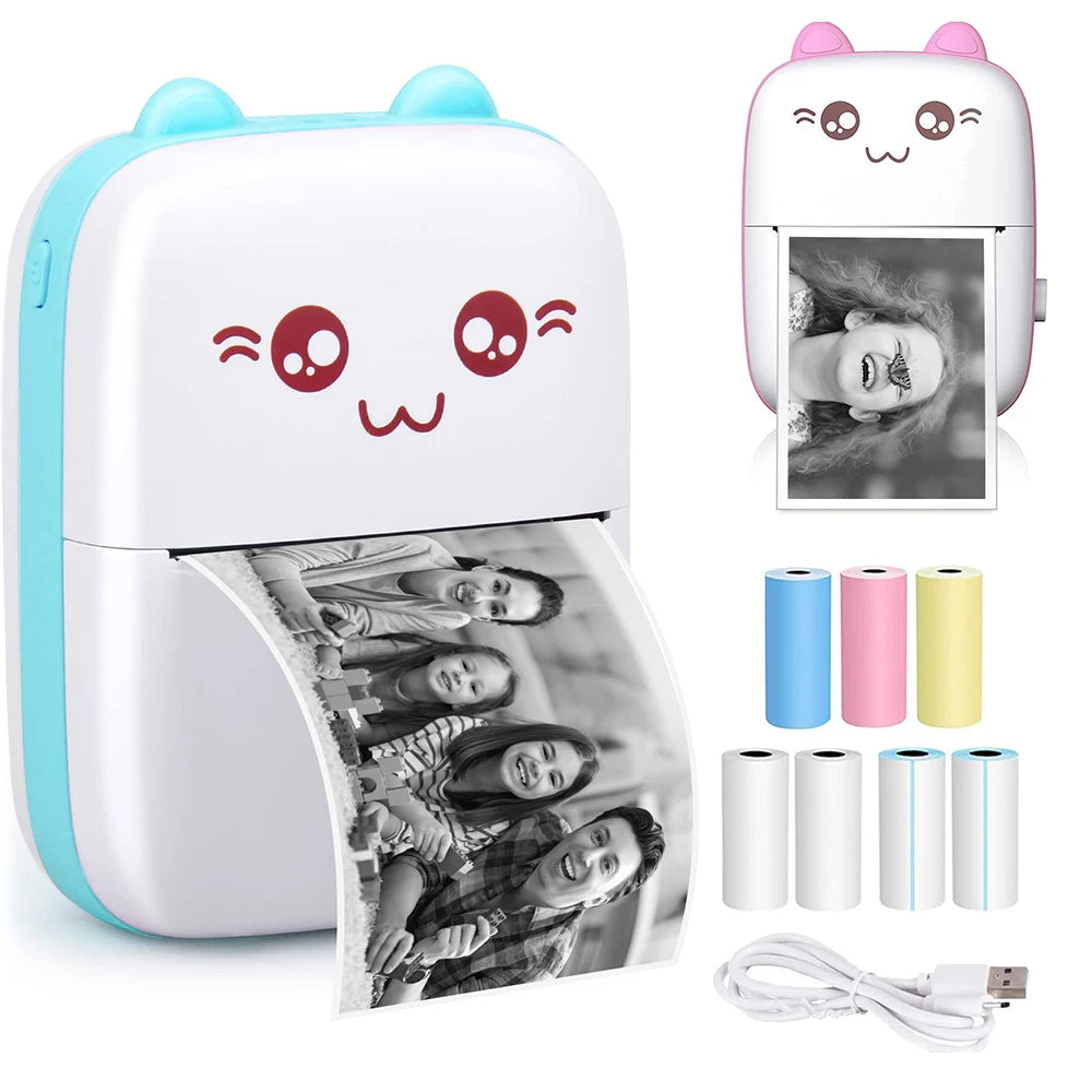 Portable Mini Bluetooth Photo Printer