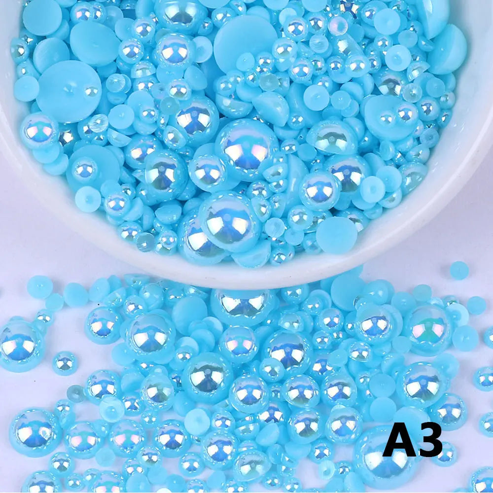 Random Mix Beads Imitation Pearl