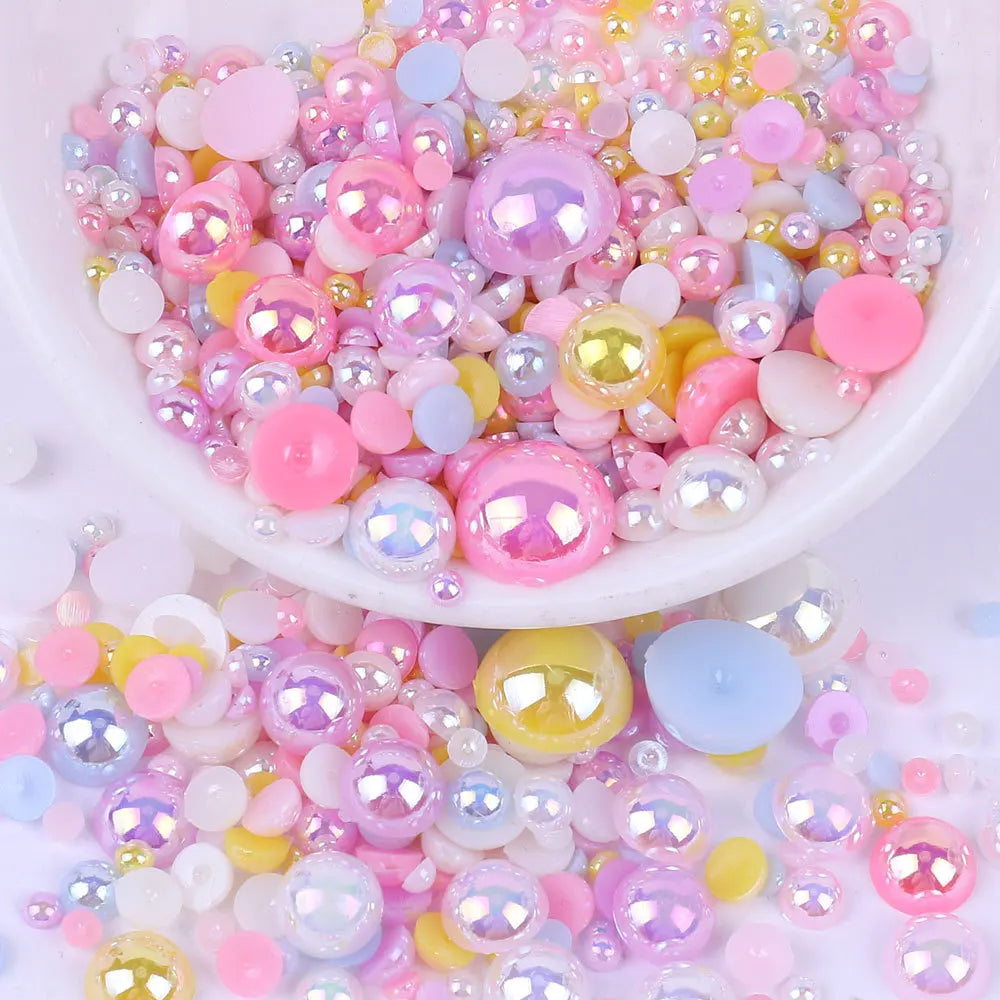 Random Mix Beads Imitation Pearl