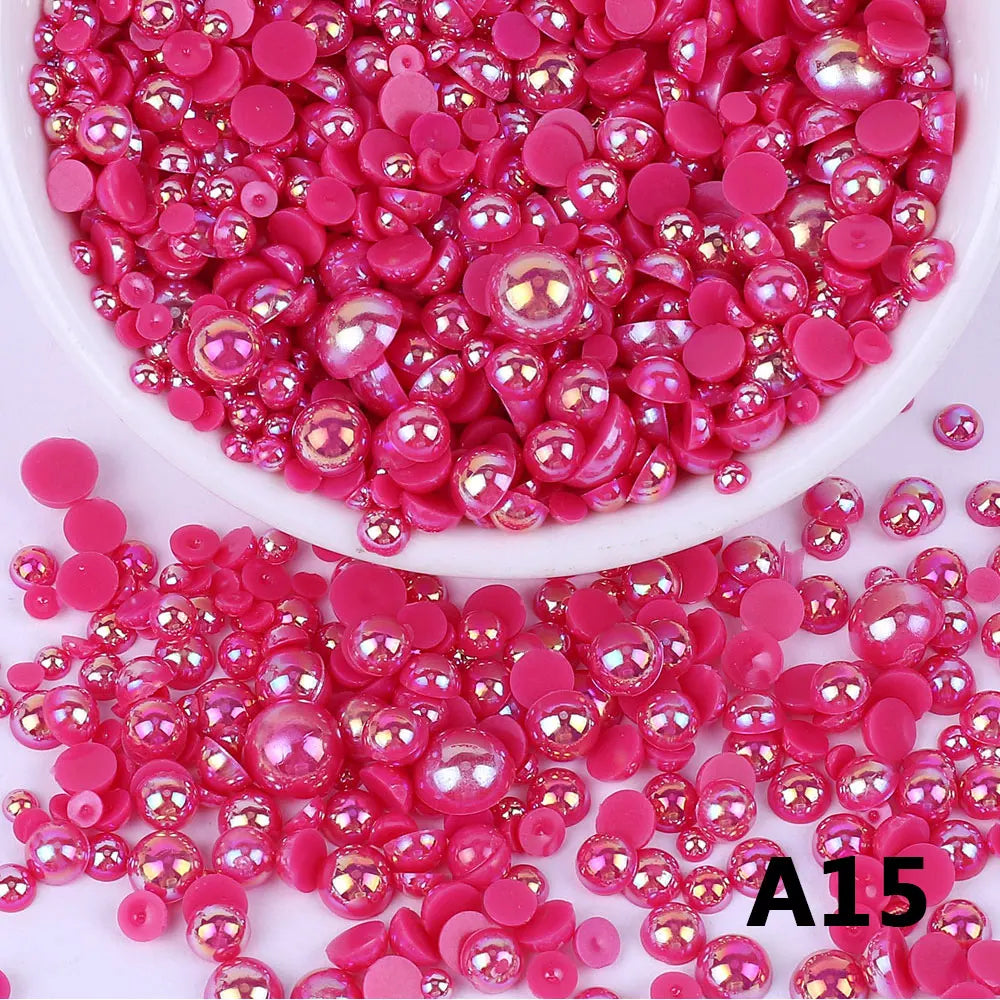 Random Mix Beads Imitation Pearl