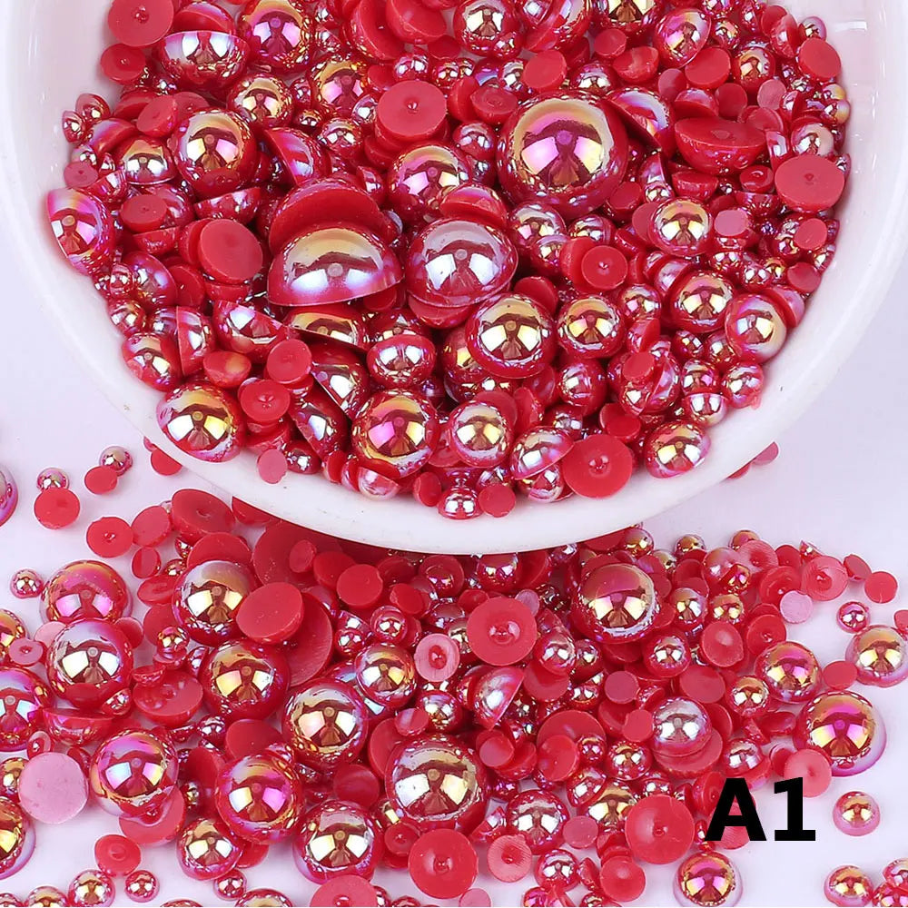 Random Mix Beads Imitation Pearl