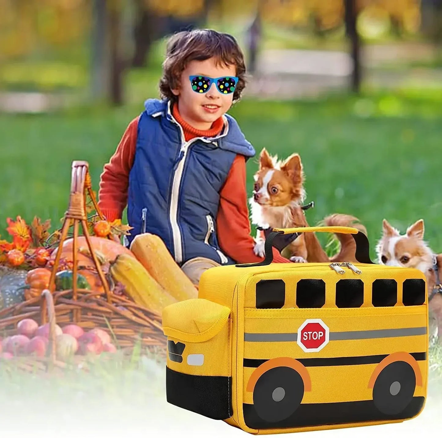 Children's Car Meal Box Bag