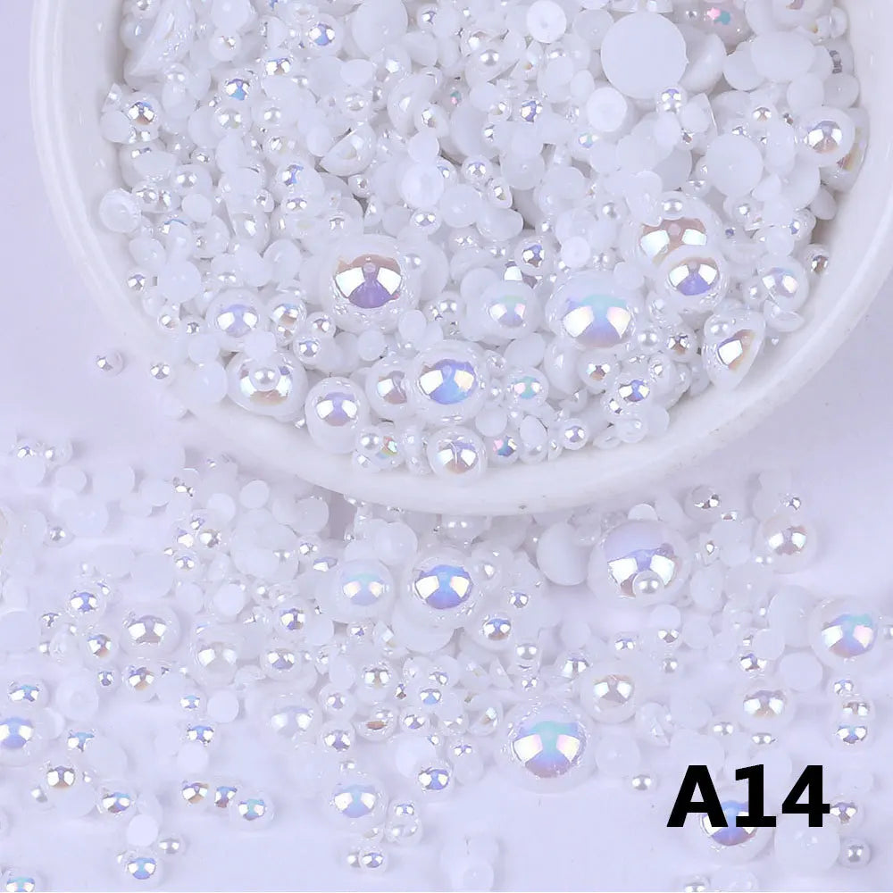 Random Mix Beads Imitation Pearl