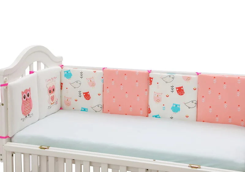 6Pcs/Set Baby Bed Protector
