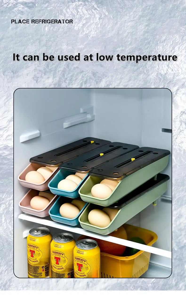 Automatic Rolling Egg Storage Box