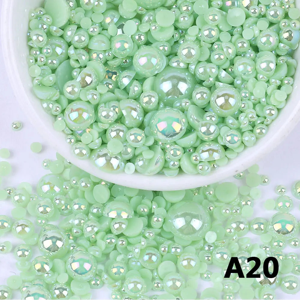Random Mix Beads Imitation Pearl