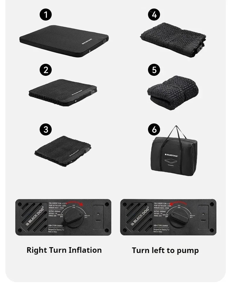 BLACKDOG Inflatable Mattress