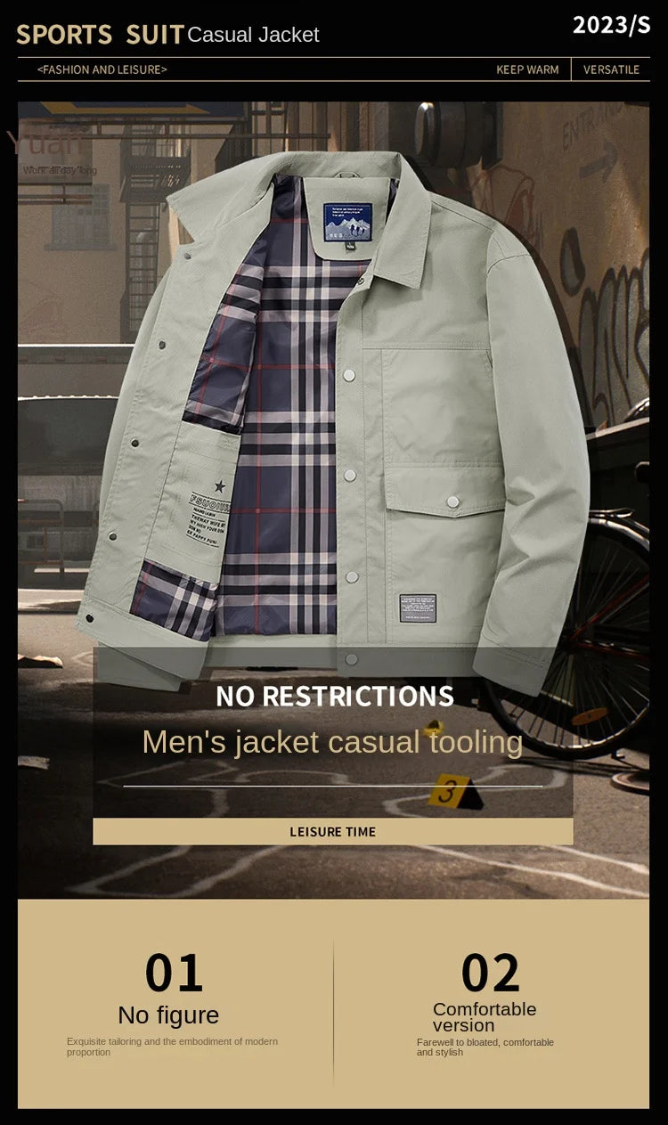 Men's Lapel Jacket