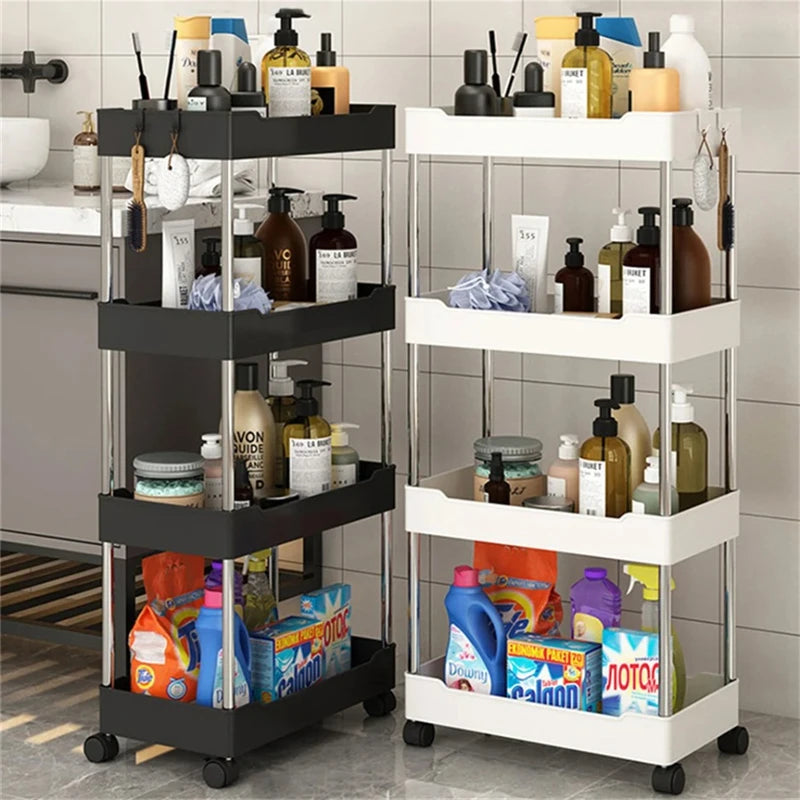 3/4 Tier Rolling Storage Cart