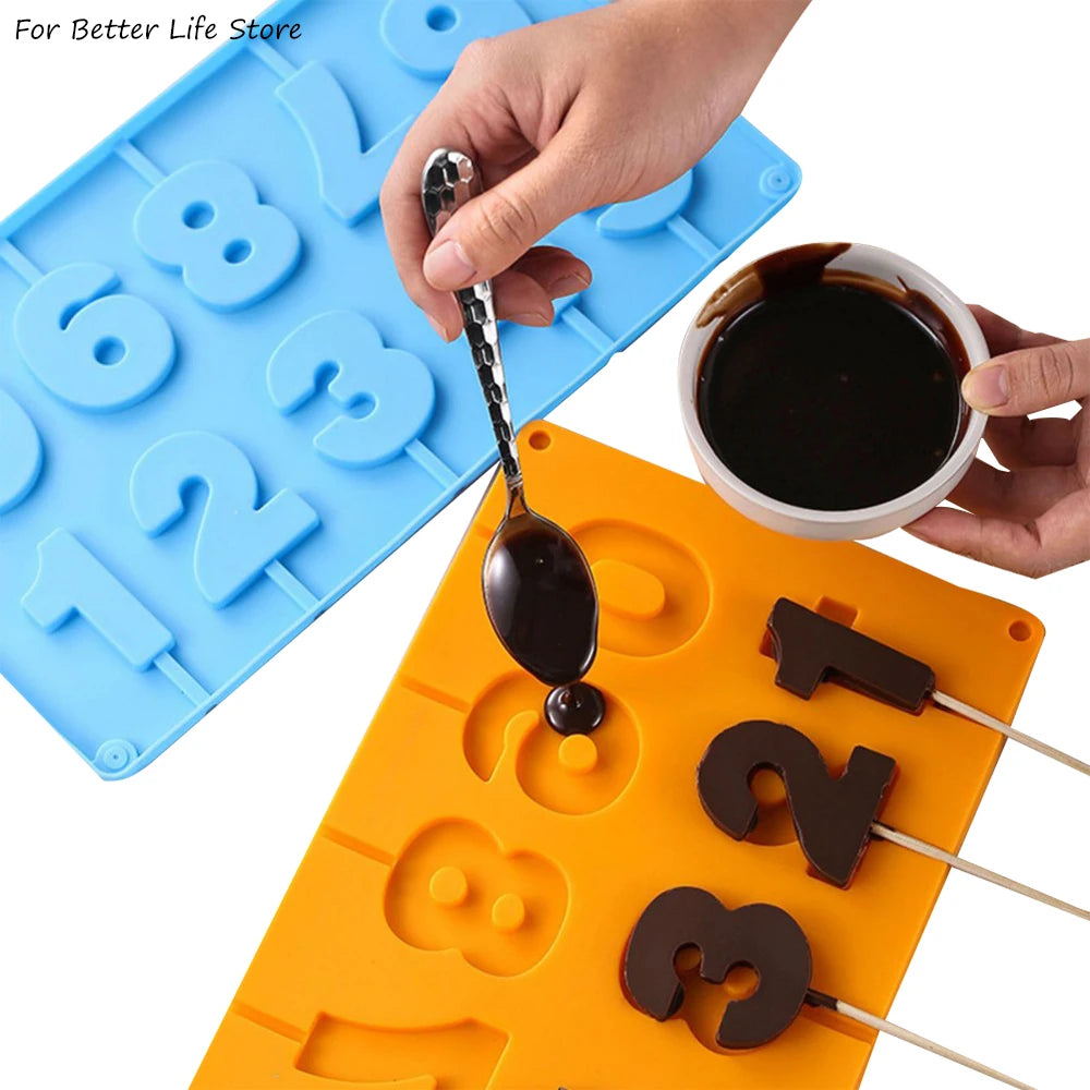 Silicone 0-9 Numbers mold
