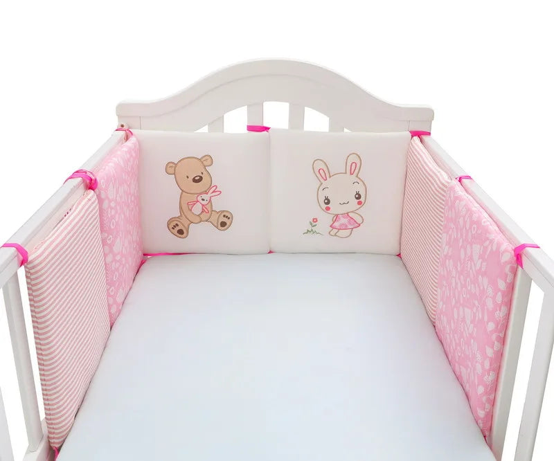 6Pcs/Set Baby Bed Protector