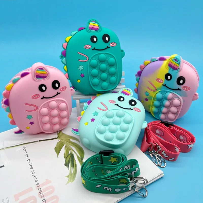 Creative Cartoon Silicone Crossbody Bag
