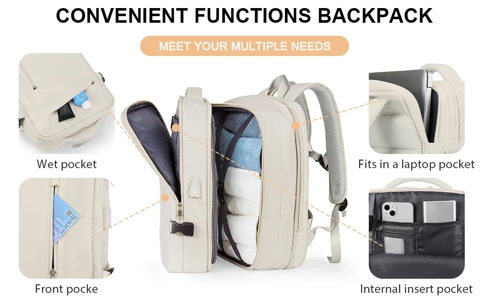 Likros Travel Backpack for Women