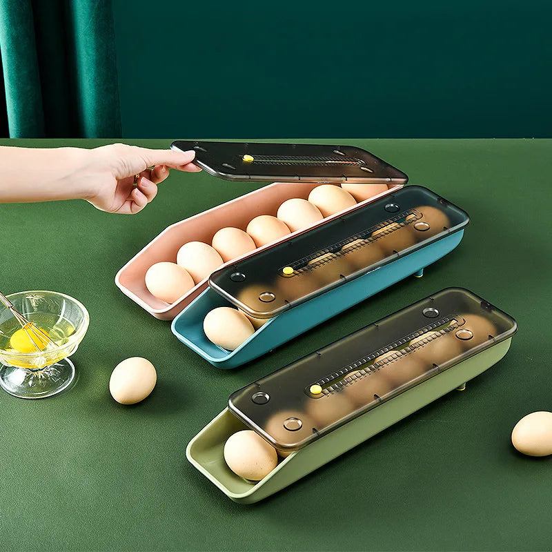 Automatic Rolling Egg Storage Box