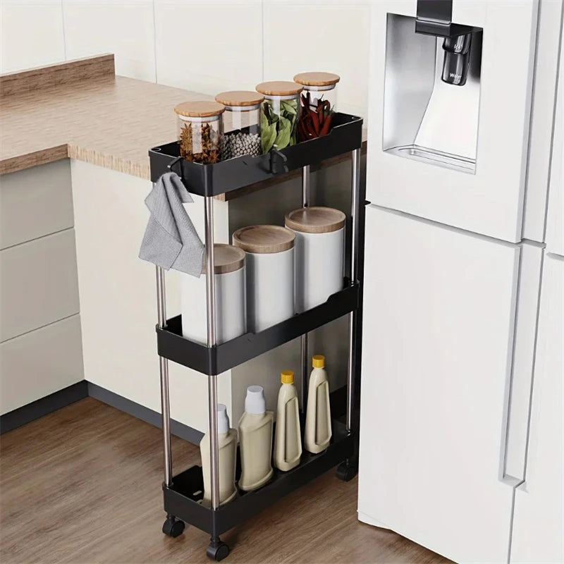 3/4 Tier Rolling Storage Cart