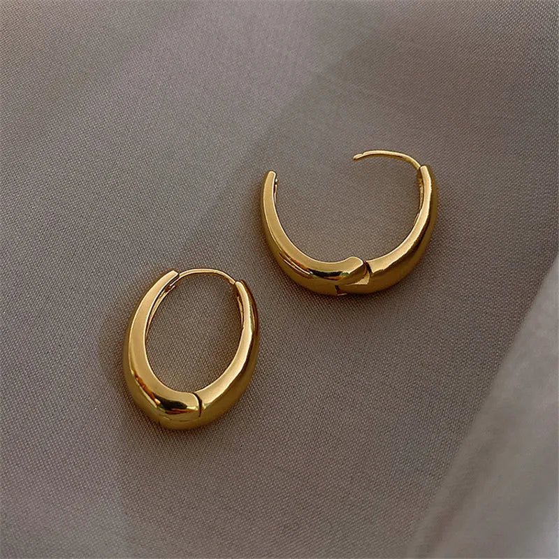 Metal Drop Earrings for Woman