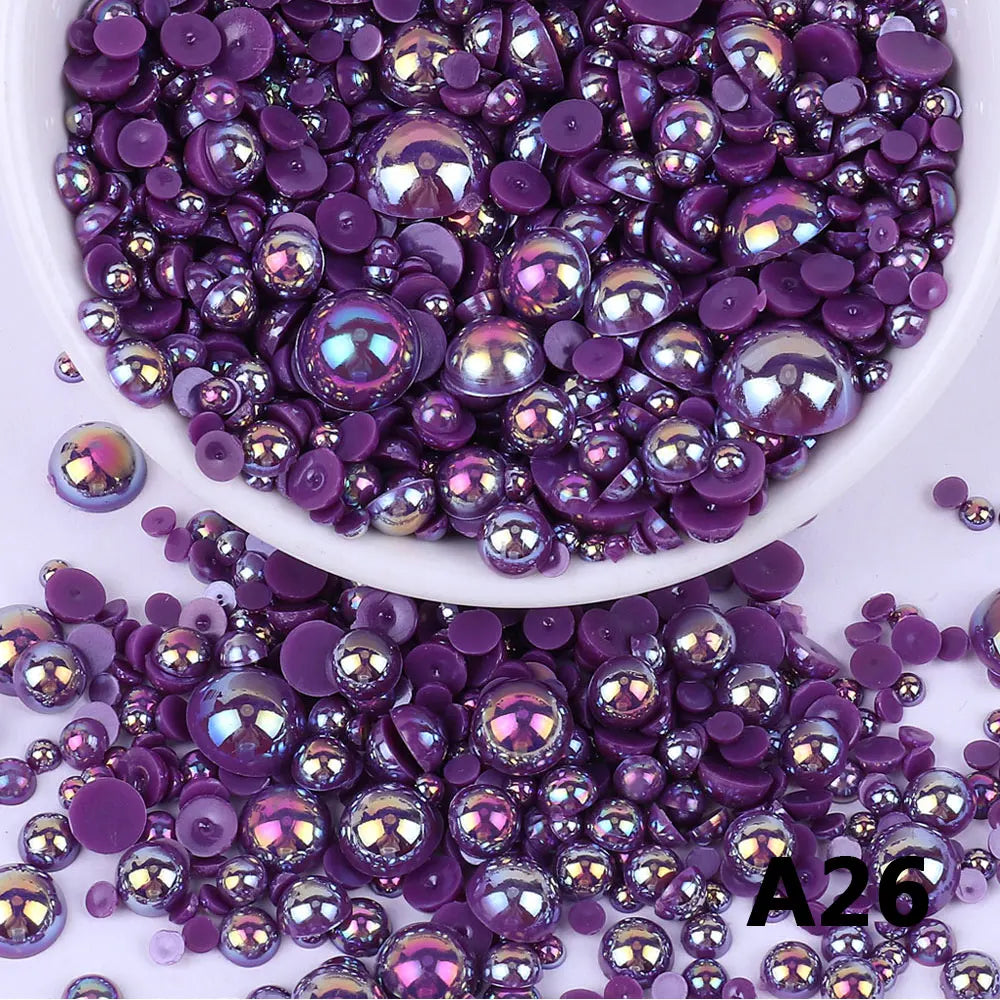 Random Mix Beads Imitation Pearl
