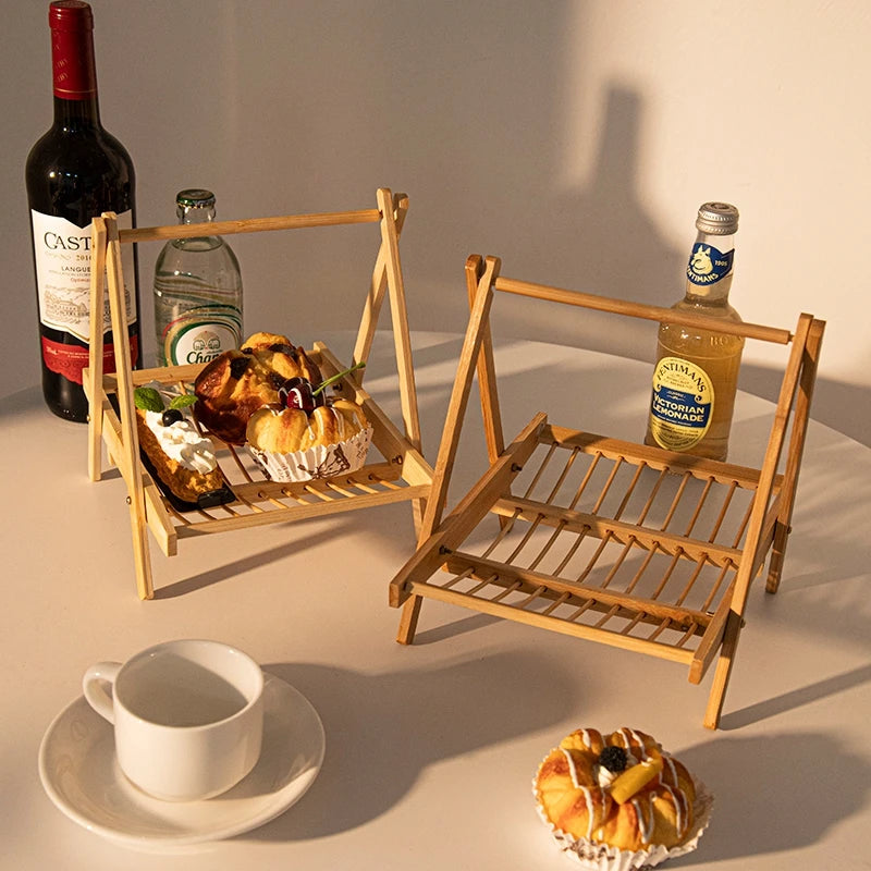 Multi-Tiers Wooden Storage Shelf