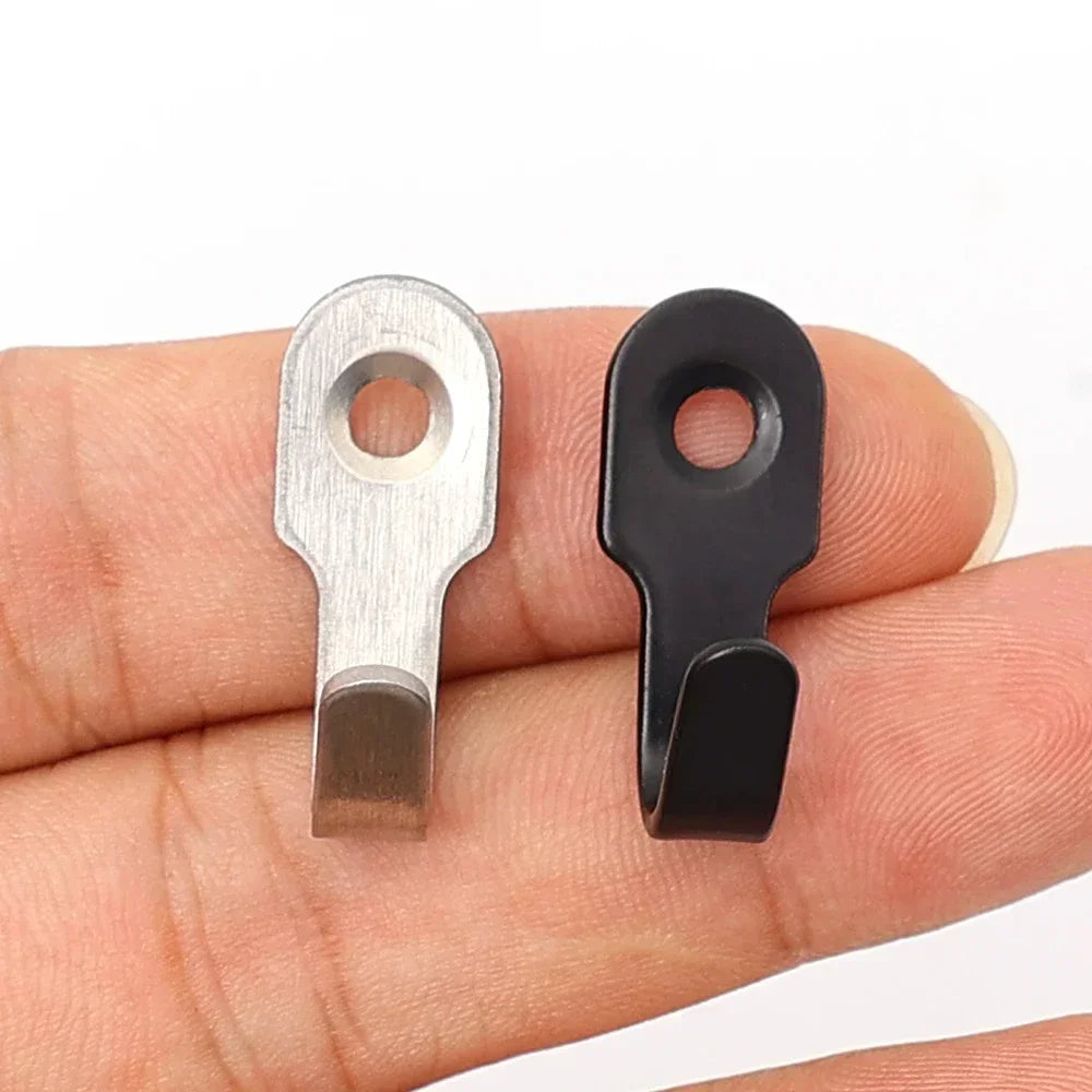 Mini Stainless Steel Hook with Screw