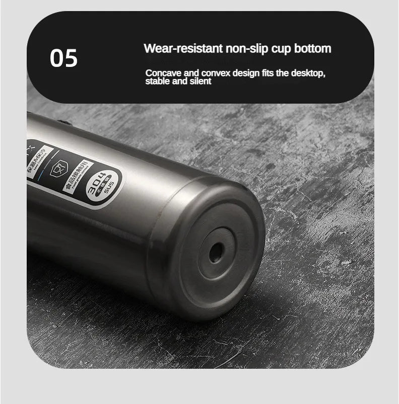Stainless Steel Thermos Bottle with LED Temperature Display