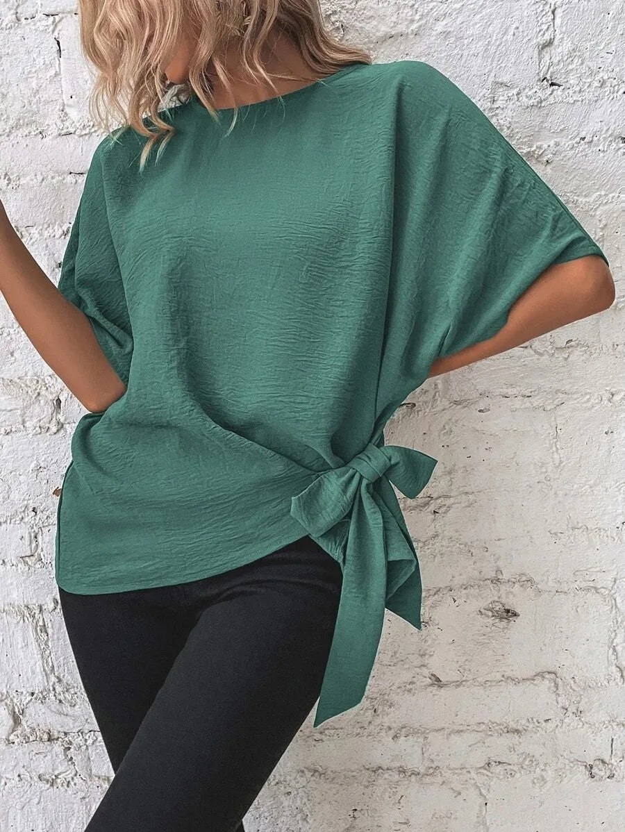Loose Bat Sleeved T-Shirt